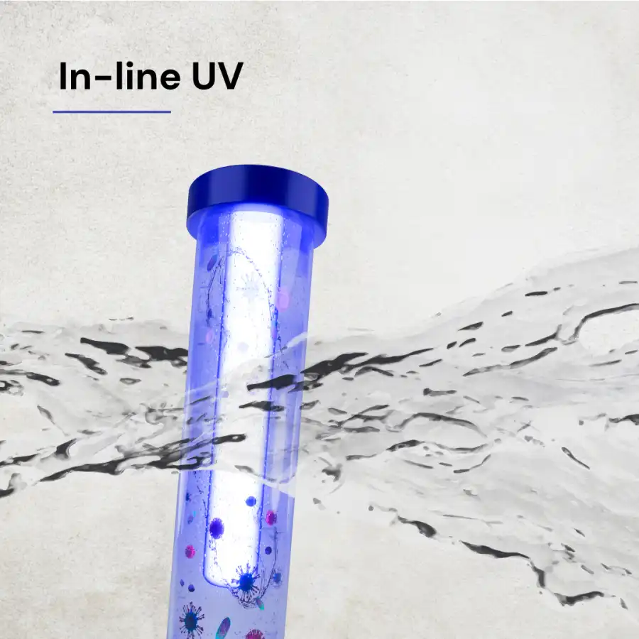Powerful In-line UV copper Filtration for eliminating bacteria thorugh Water Purification in Bangalore