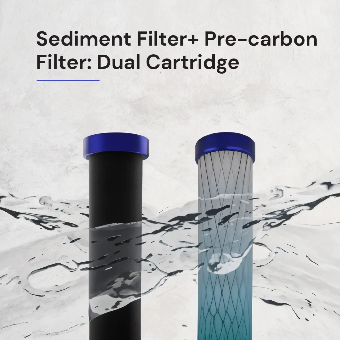 DrinkPrime RO+ water purifier with dual cartridge