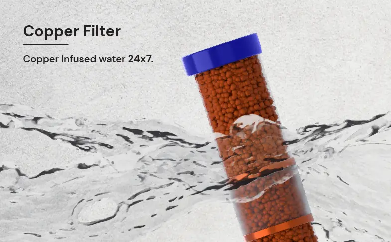 24*7 Safe and Pure 5 Multistage Copper Water Purification System for home in Bengaluru