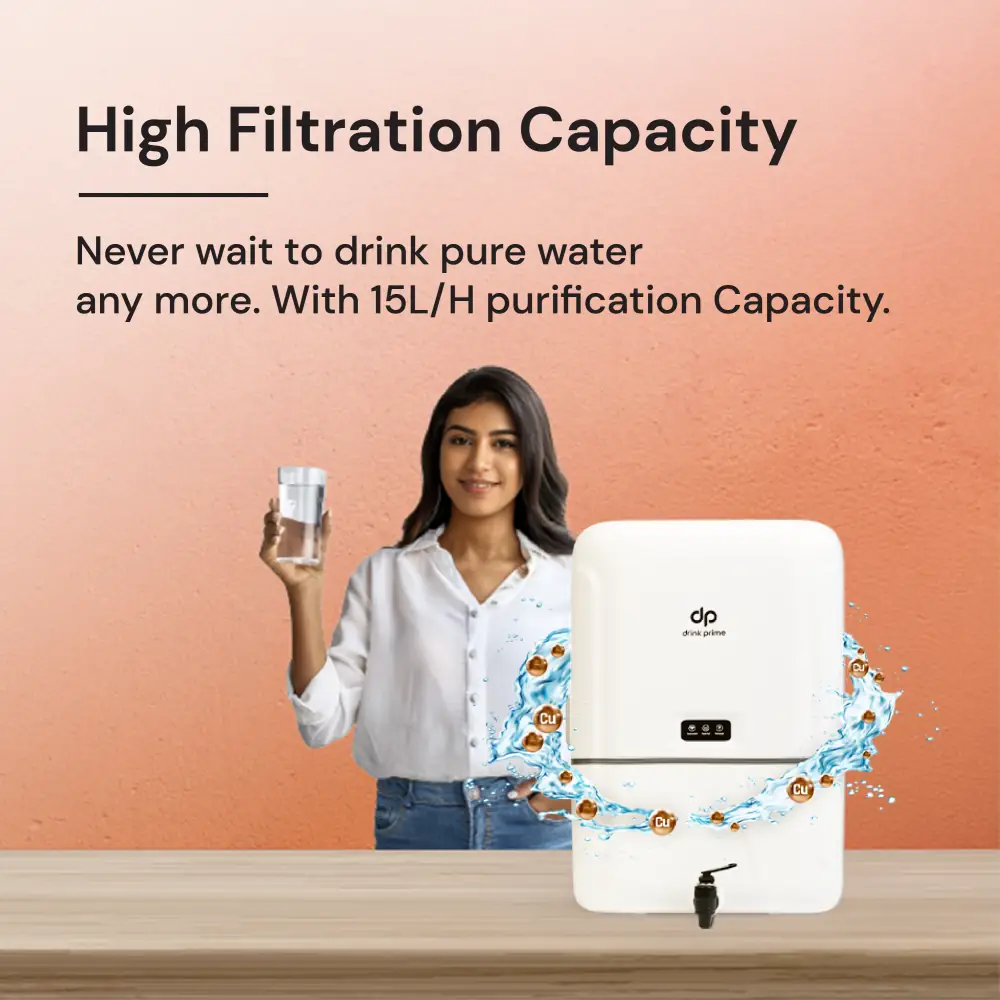 24*7 Safe and Pure 5 Multistage Copper Water Purification System for home