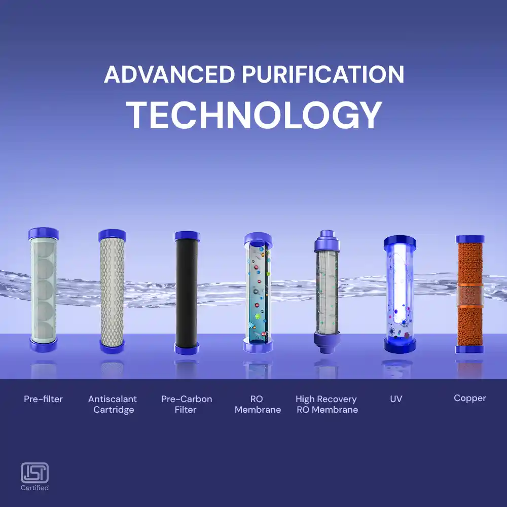 Copper filter for Copper Water Purifier on rent
