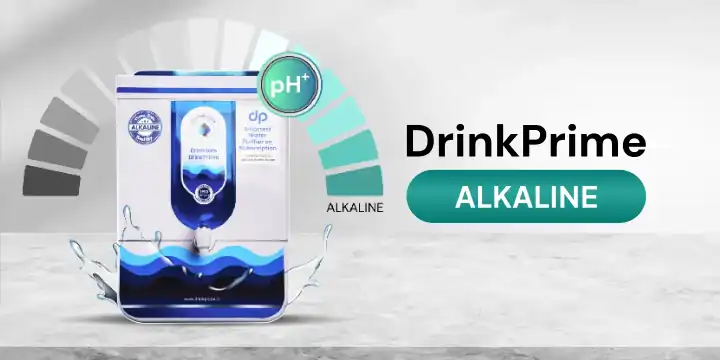 DrinkPrime Akaline water purifier on rent