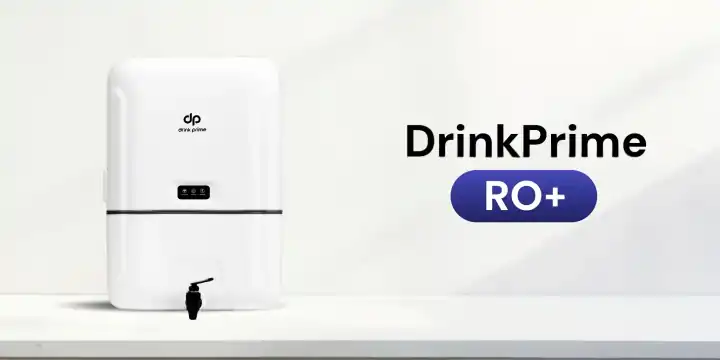 DrinkPrime RO+ water purifier on rent