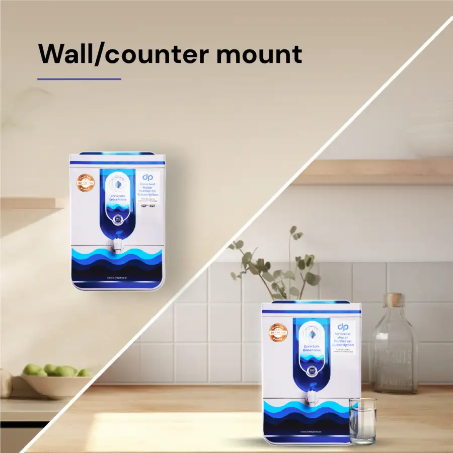 Best Wall/Counter Mount copper Water Purification on rent in Bangalore
